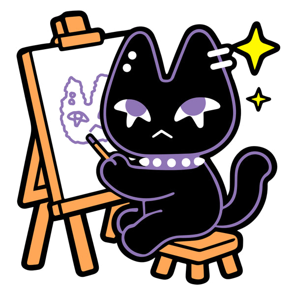 The ZONKIES cat painting